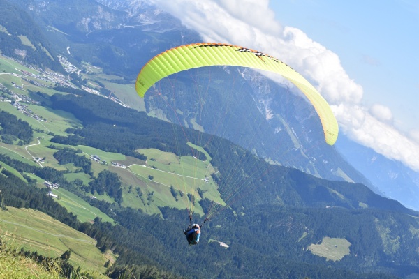 Paraglider gestartet